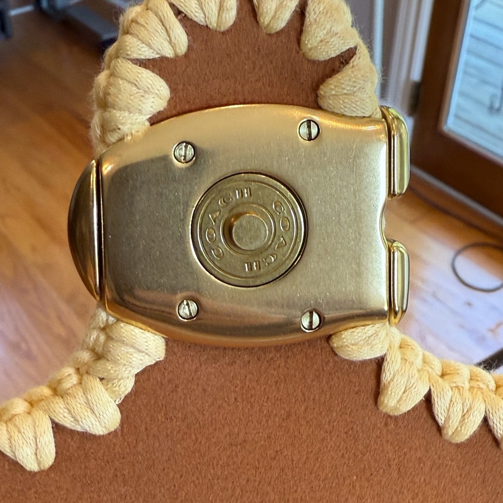Coach Tabby 26 Shoulder/Crossbody Bag with Crochet Trim! NWOT - Picture 9 of 17